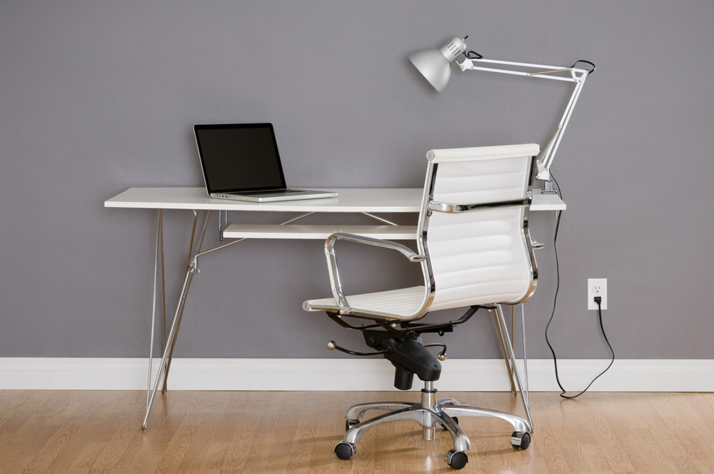 Desks Brisk Living Simple White Desk And Chair