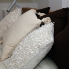 bed with pillows