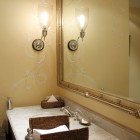 Bathroom Baskets and Lights