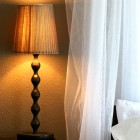 Lamp and curtain