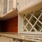 Built-in wine rack