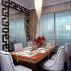 Well accessorized eclectic table setting