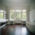 Bathroom Floor Made of Wood