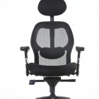 Black ergonomic office chair