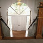Foyer with double doors
