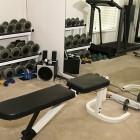 Simple home workout room