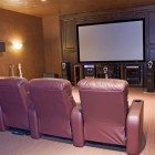 large home media room