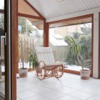 Sunroom in winter